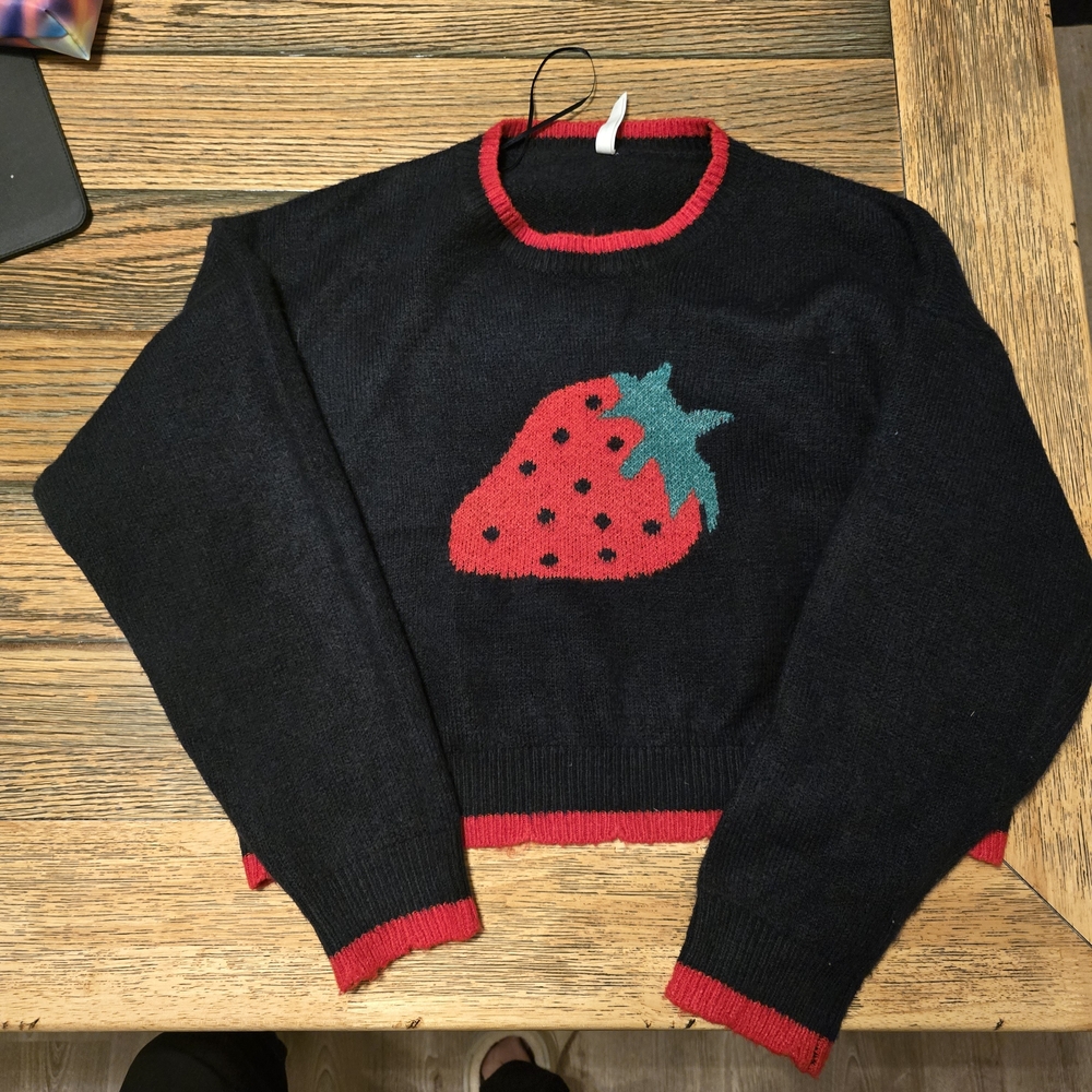 Strawberry Crop Sweater